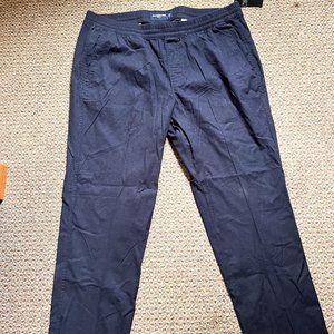 Navy Linen Pants